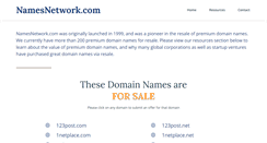 Desktop Screenshot of namesnetwork.com